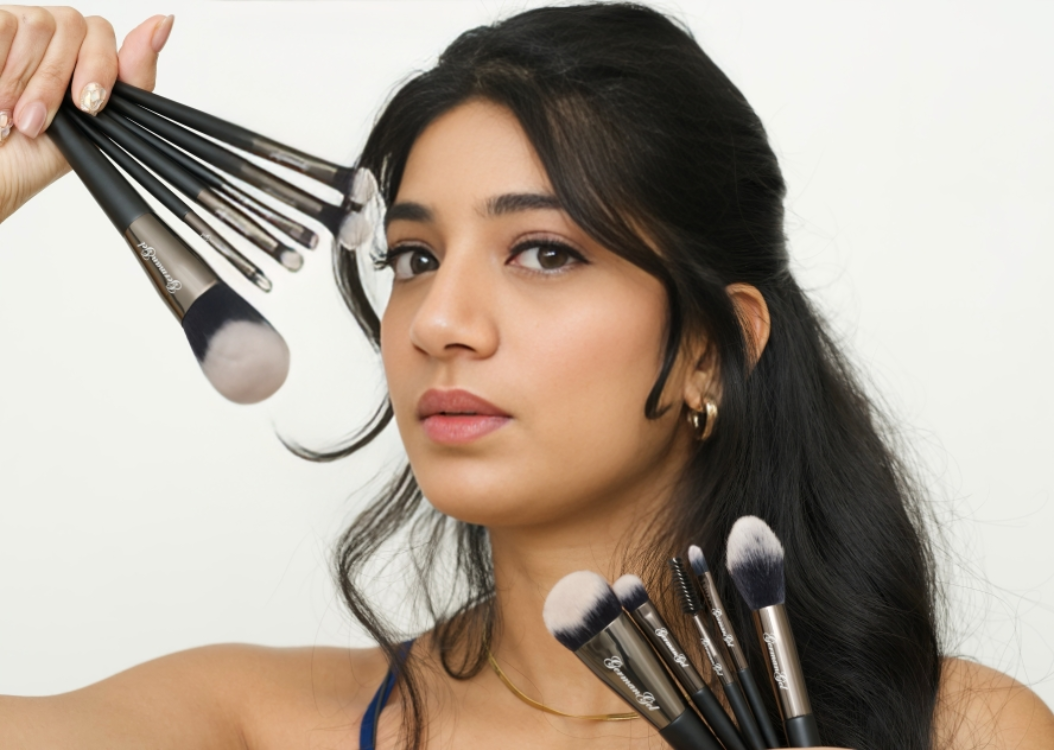 11 PIECE MAKEUP BRUSHES SET FOR FLAWLESS APPLICATION
