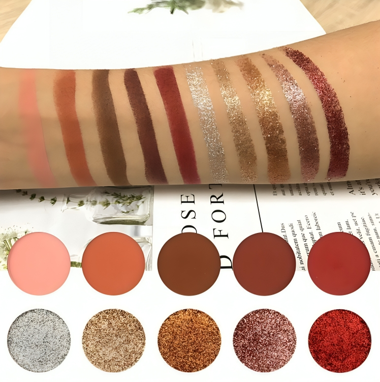 Radiant Reverie : 10-Shade Glitter and Matte Eyeshadow Palette